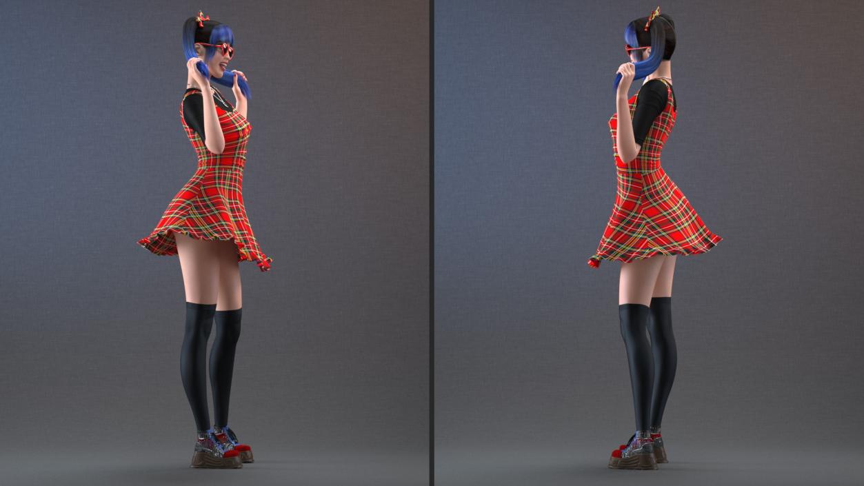 Chinese Woman Collection 3D model