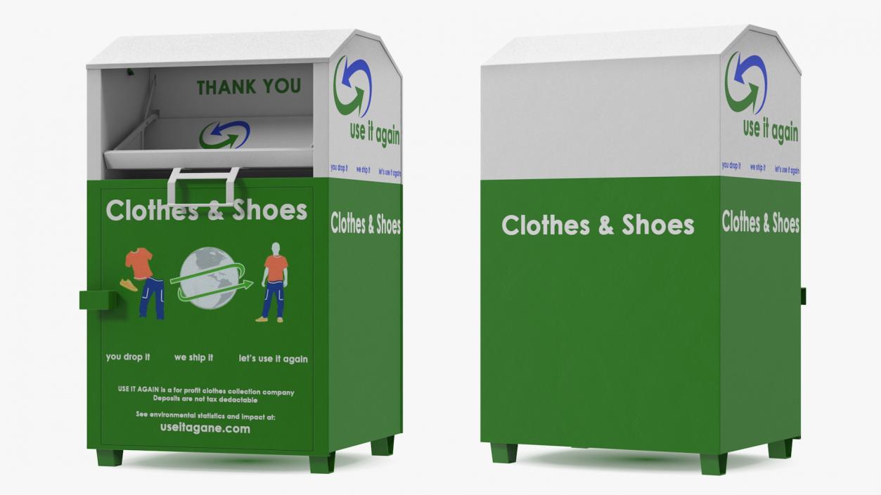 3D Clothes Drop Box