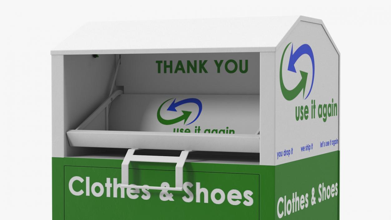 3D Clothes Drop Box