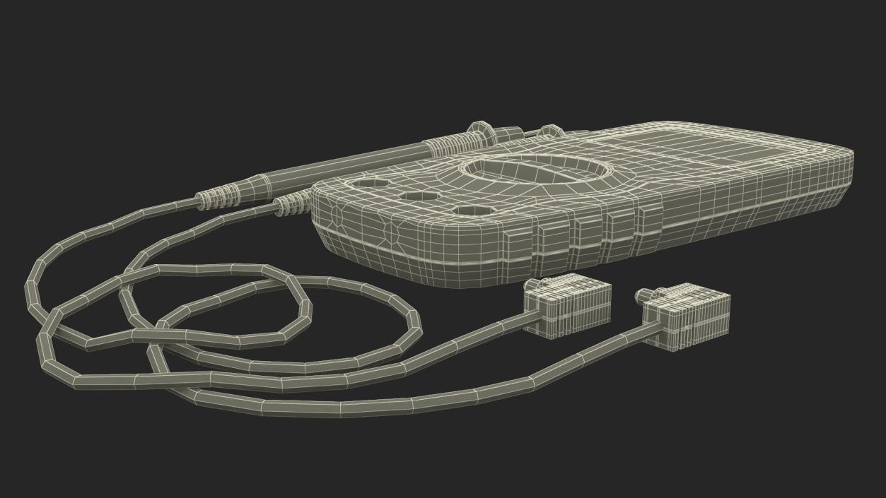 3D model Digital Multimeter with Probes