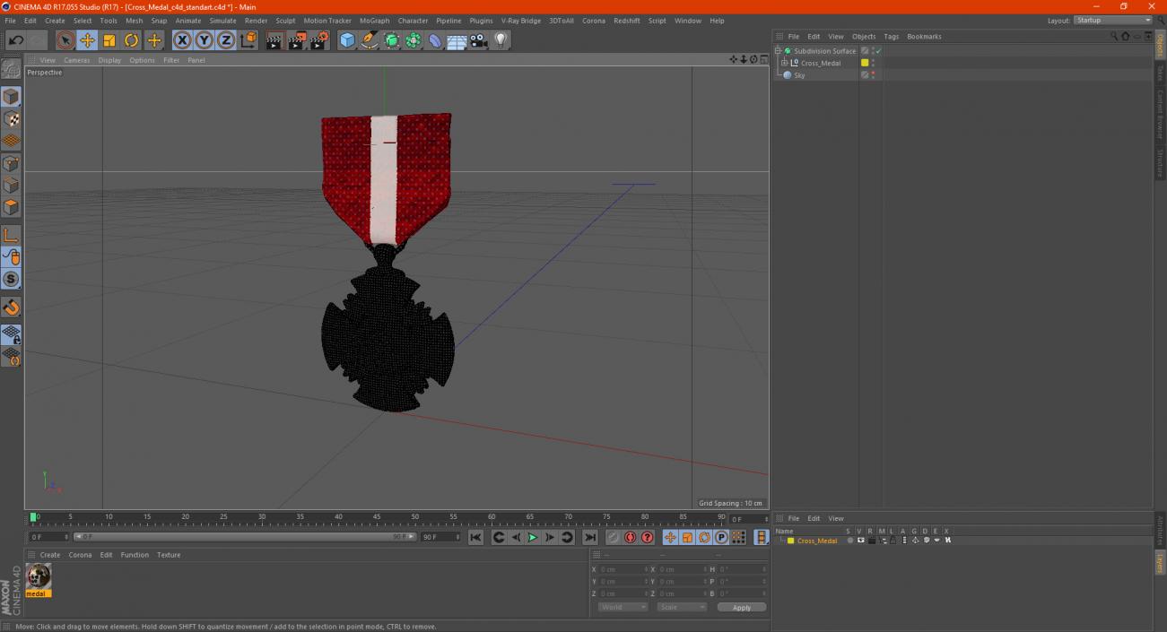 Medal 3D model