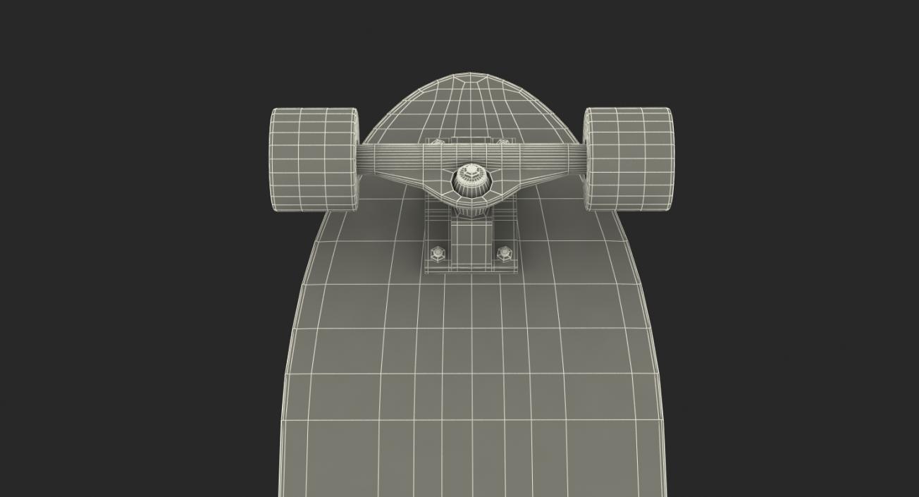 Fishtail Skateboard Generic 3D