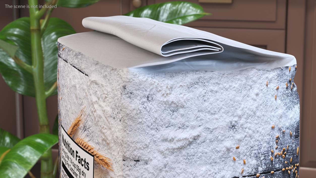 3D model Wheat Flour 2lb