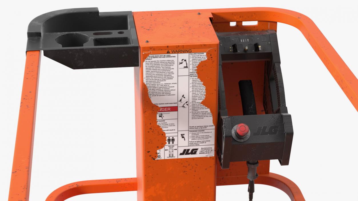 JLG 1230ES Vertical Mast Lift Dirty Rigged 3D