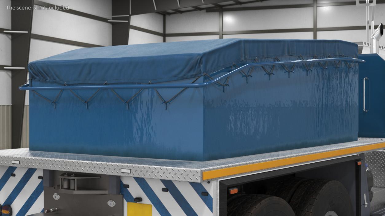 Body with Awning for Heavy Truck 3D