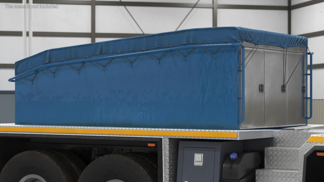 Body with Awning for Heavy Truck 3D