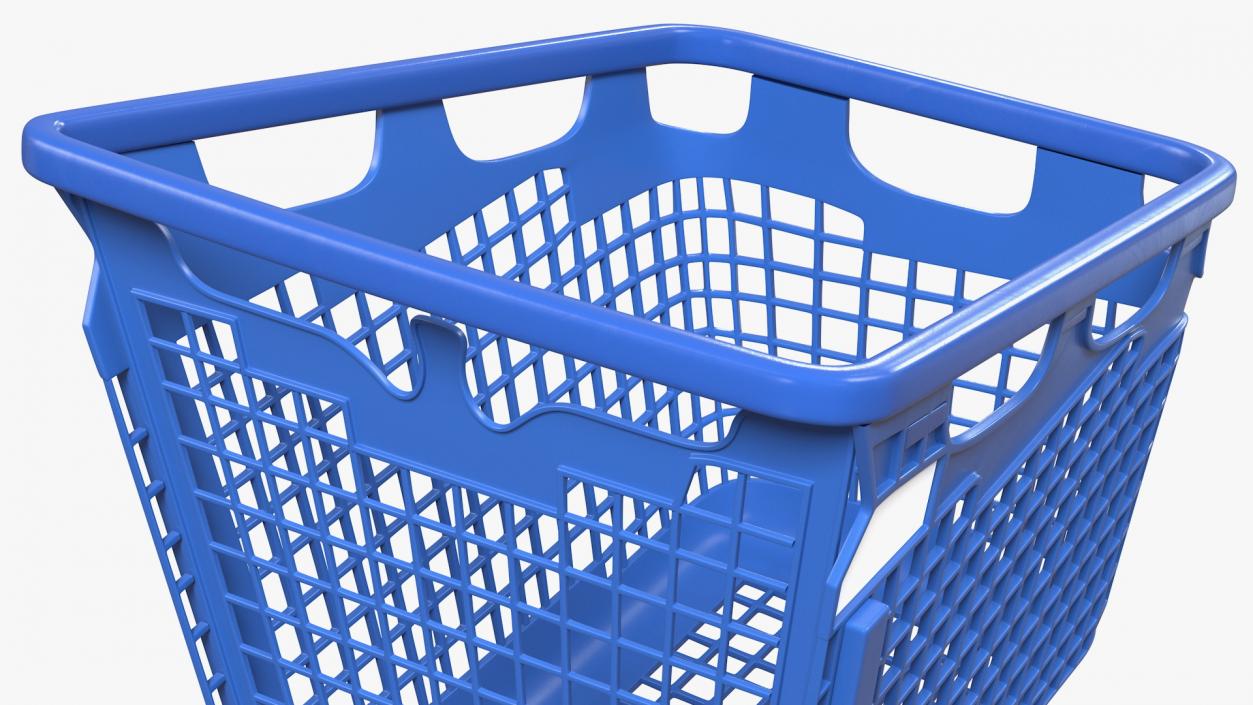 PP Plastic Shopping Cart 170L 3D model