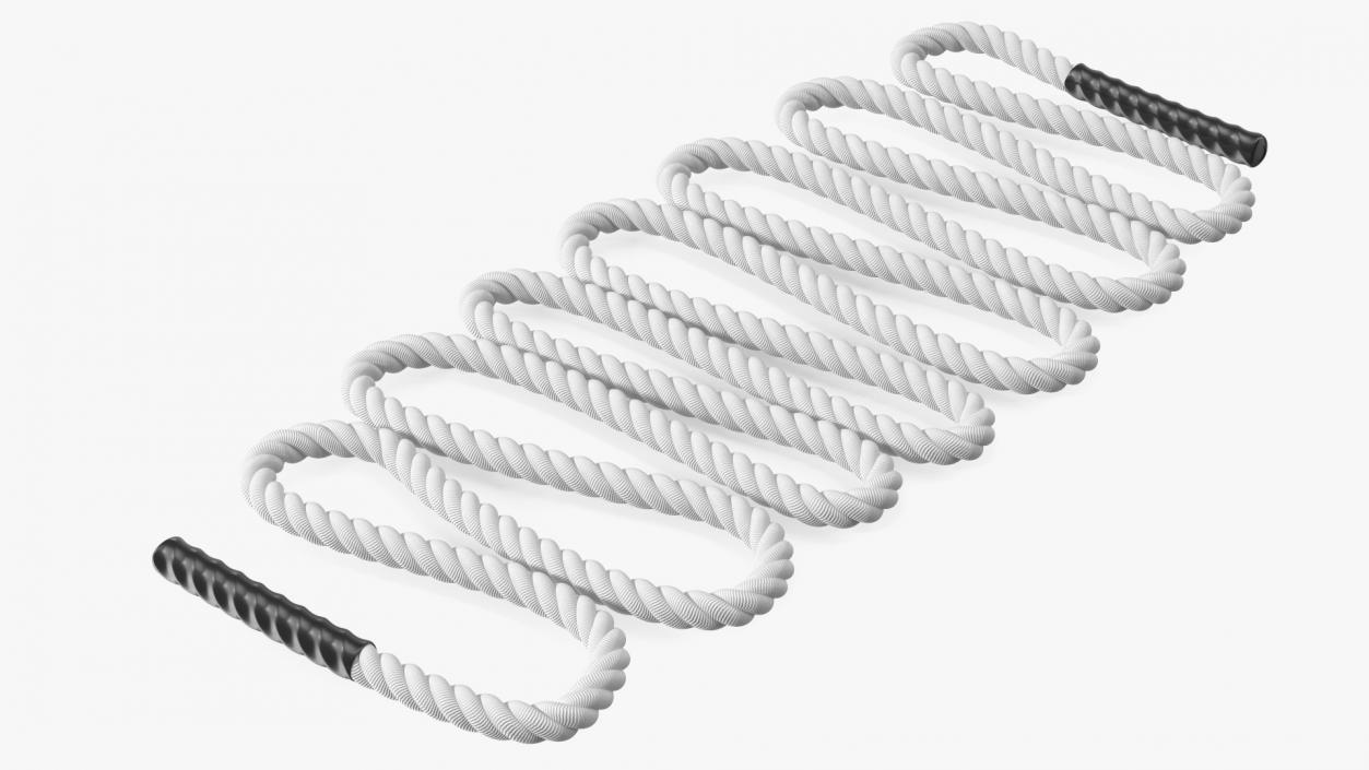 Workout Battle Rope 3D model