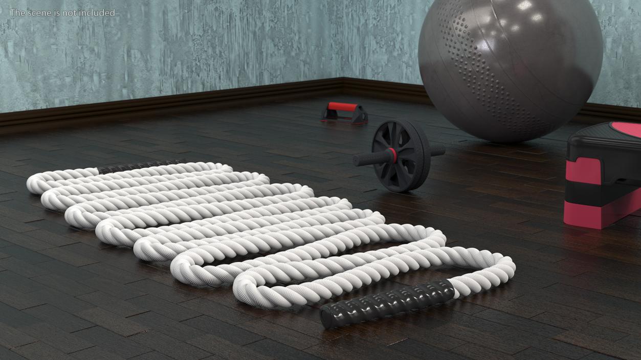 Workout Battle Rope 3D model