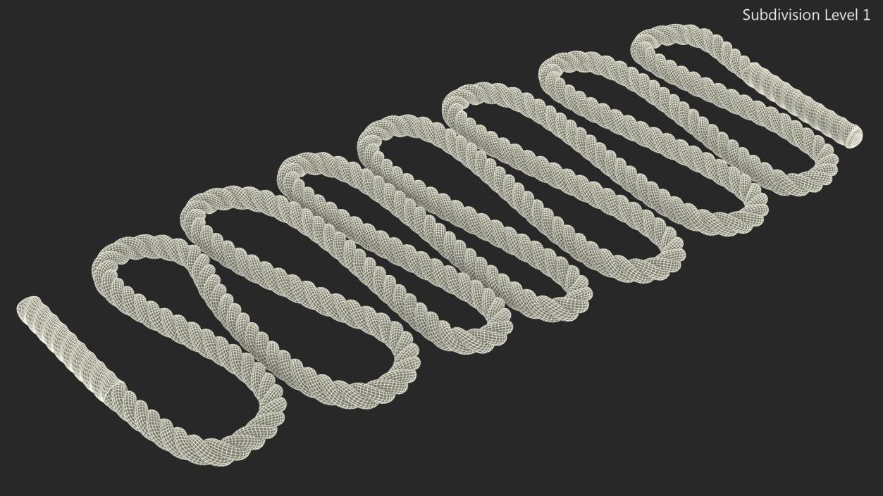 Workout Battle Rope 3D model