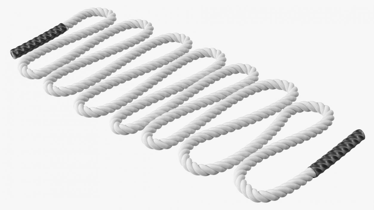 Workout Battle Rope 3D model