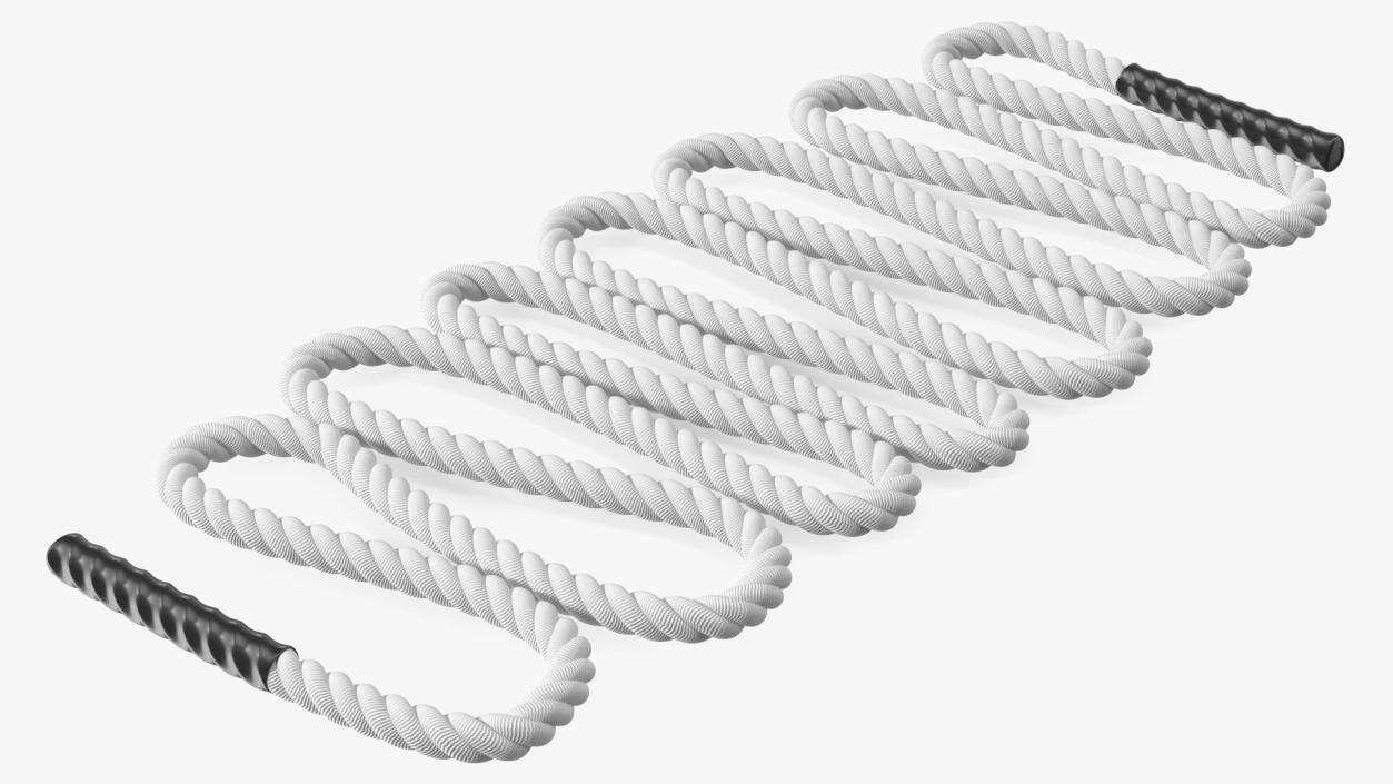 Workout Battle Rope 3D model