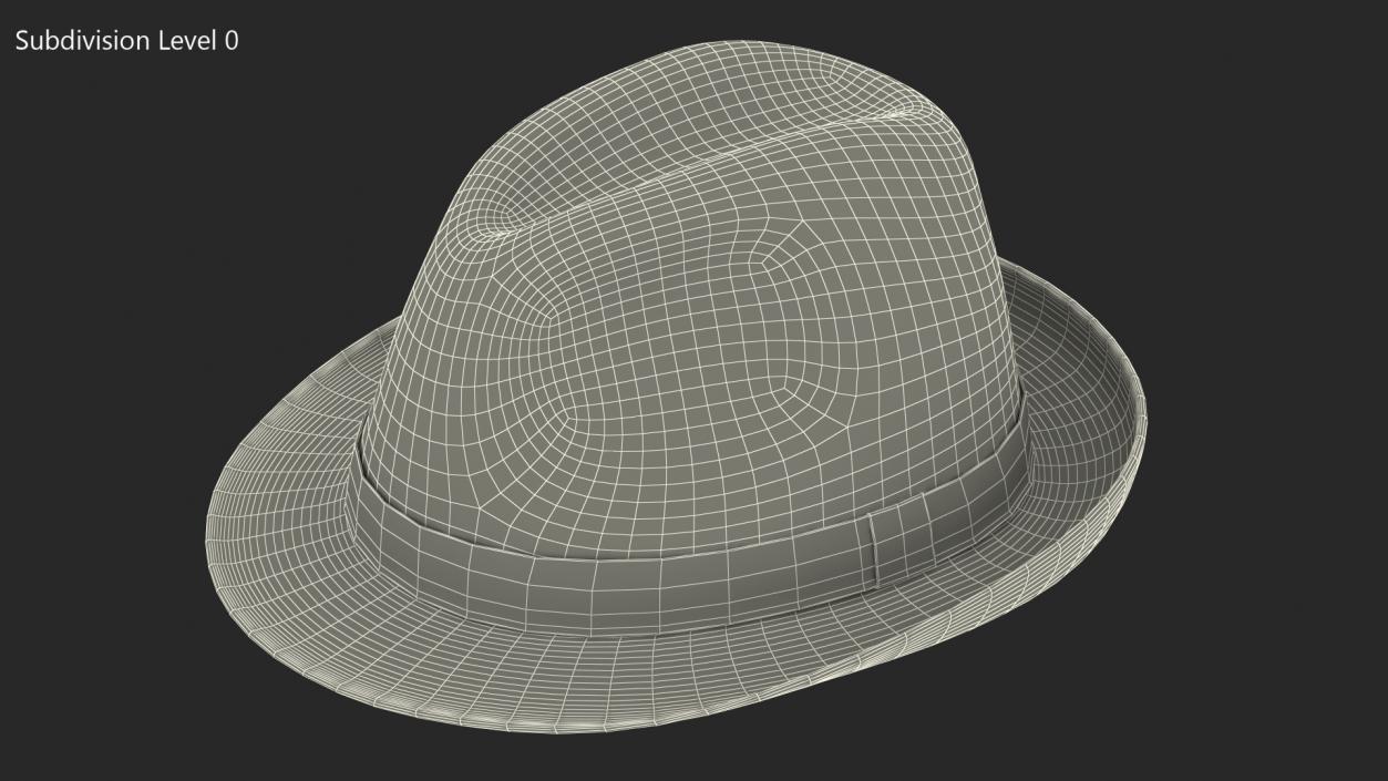 3D model Wicker Hat