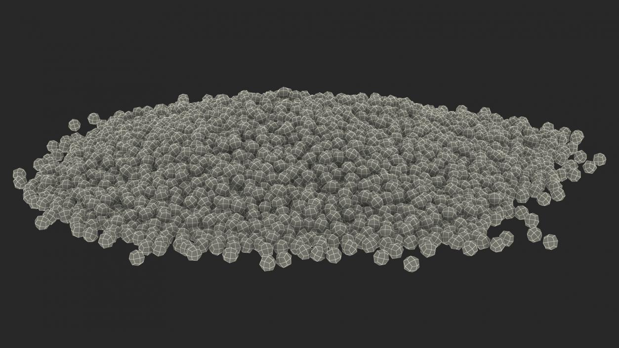 3D model Water Gel Beads Pile