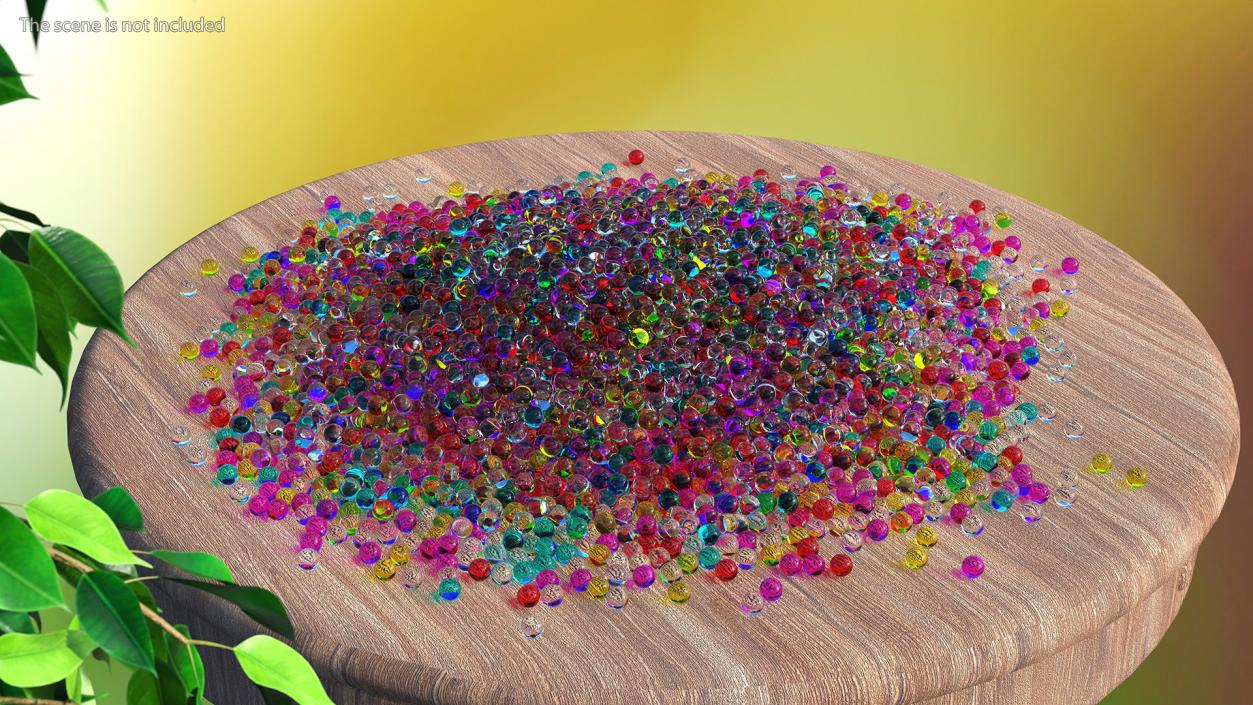 3D model Water Gel Beads Pile