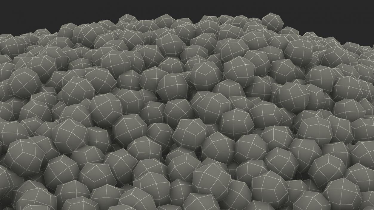 3D model Water Gel Beads Pile