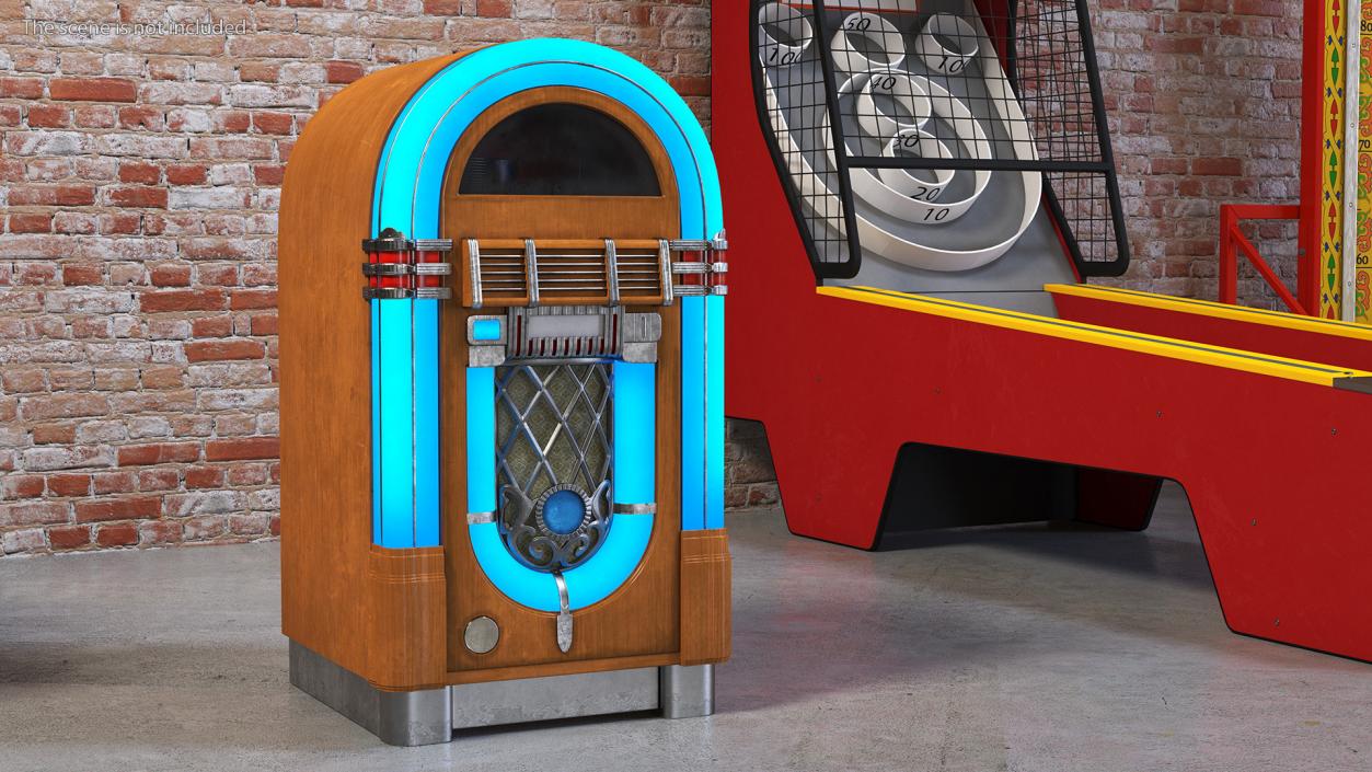 3D Retro Classic Jukebox