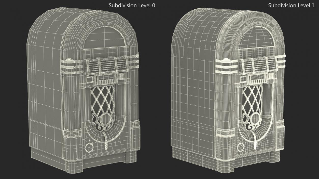 3D Retro Classic Jukebox