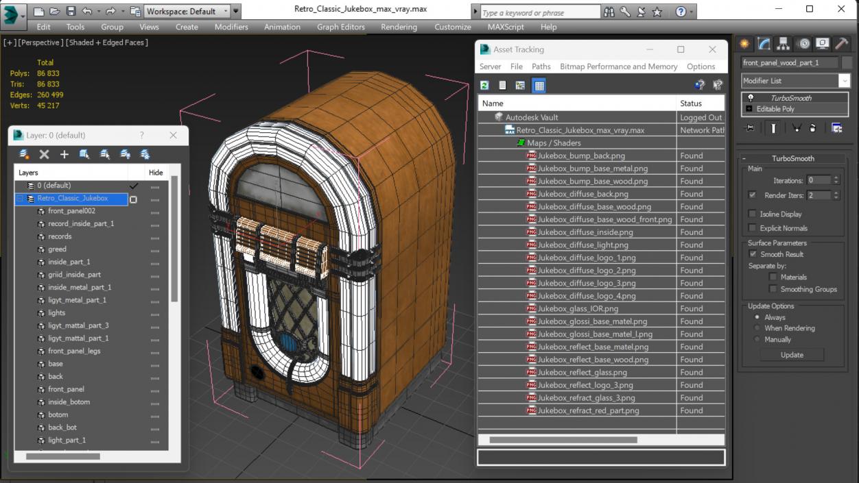 3D Retro Classic Jukebox