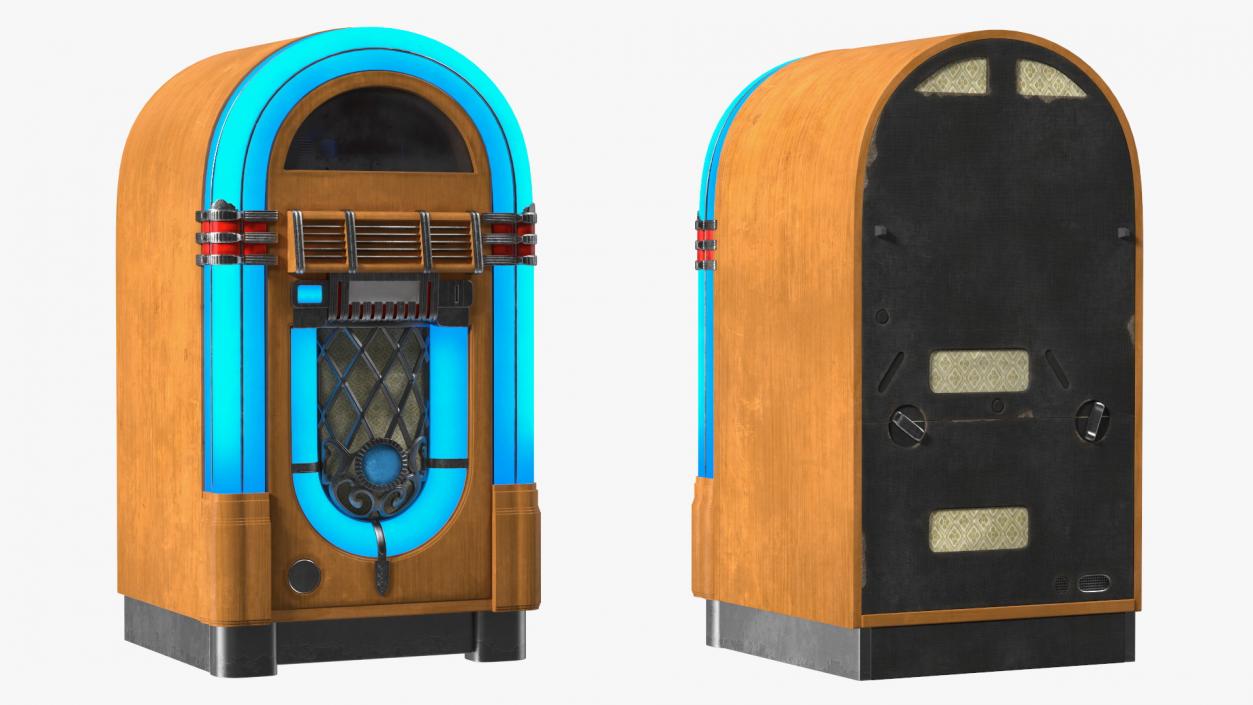 3D Retro Classic Jukebox