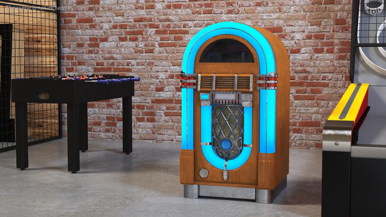 3D Retro Classic Jukebox