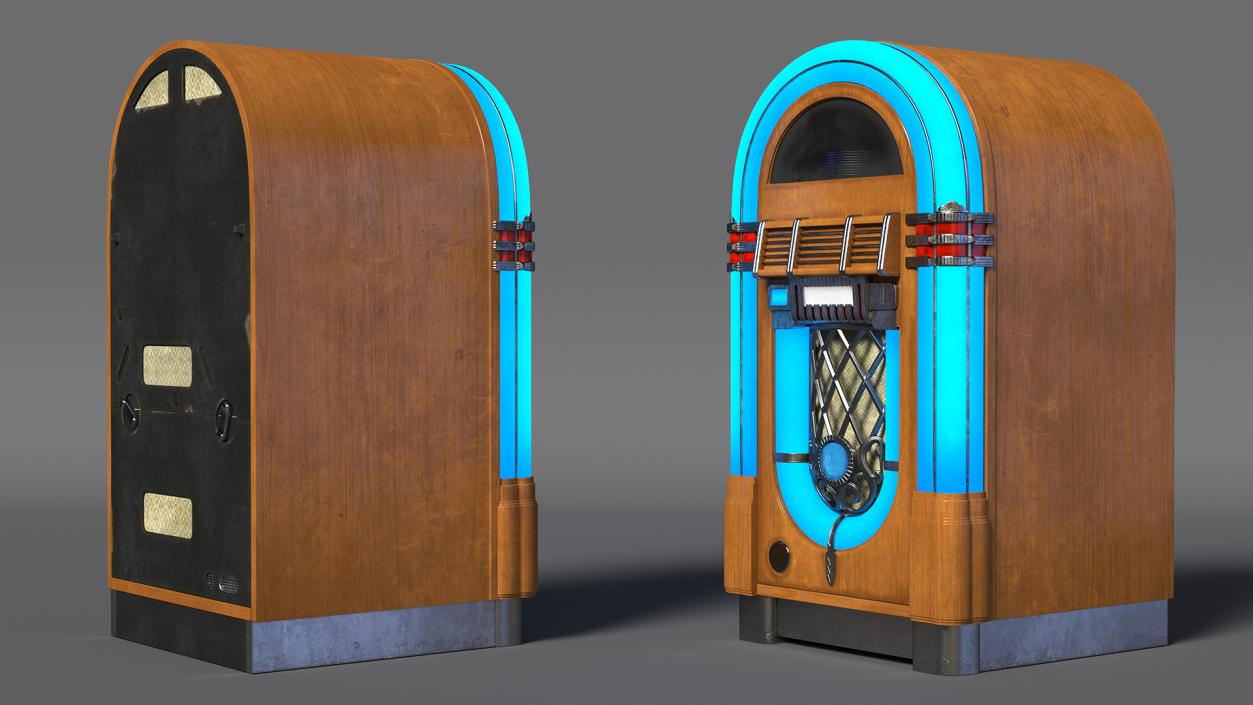 3D Retro Classic Jukebox