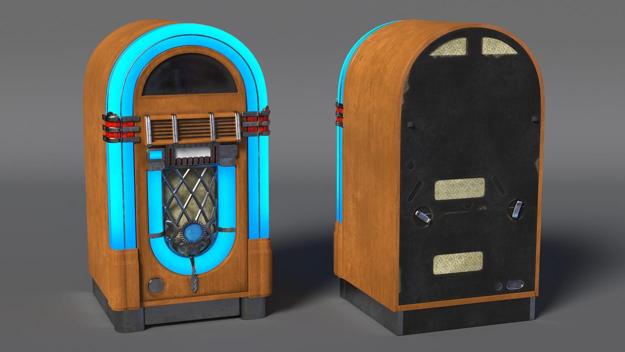 3D Retro Classic Jukebox