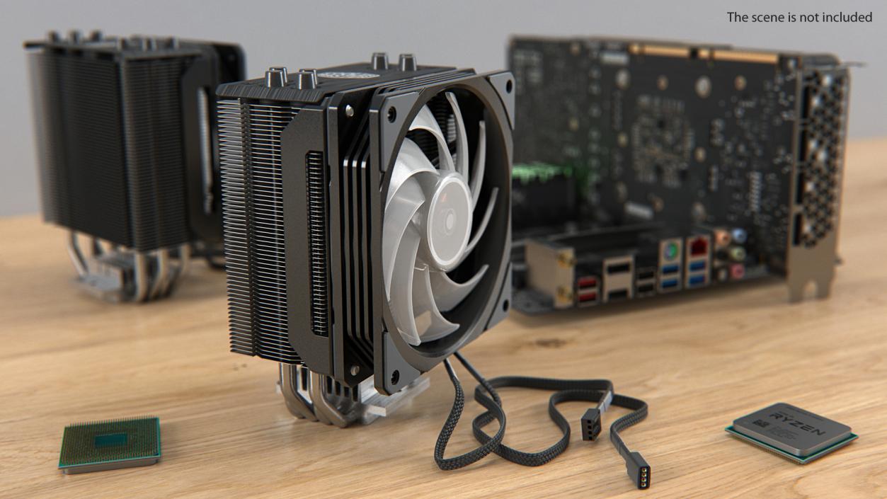 Computer Fans Collection 3D model