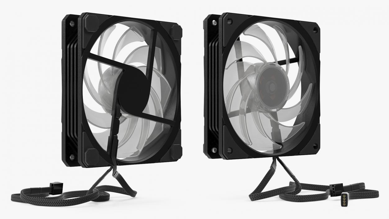 Computer Fans Collection 3D model