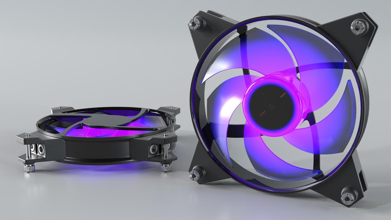 Computer Fans Collection 3D model