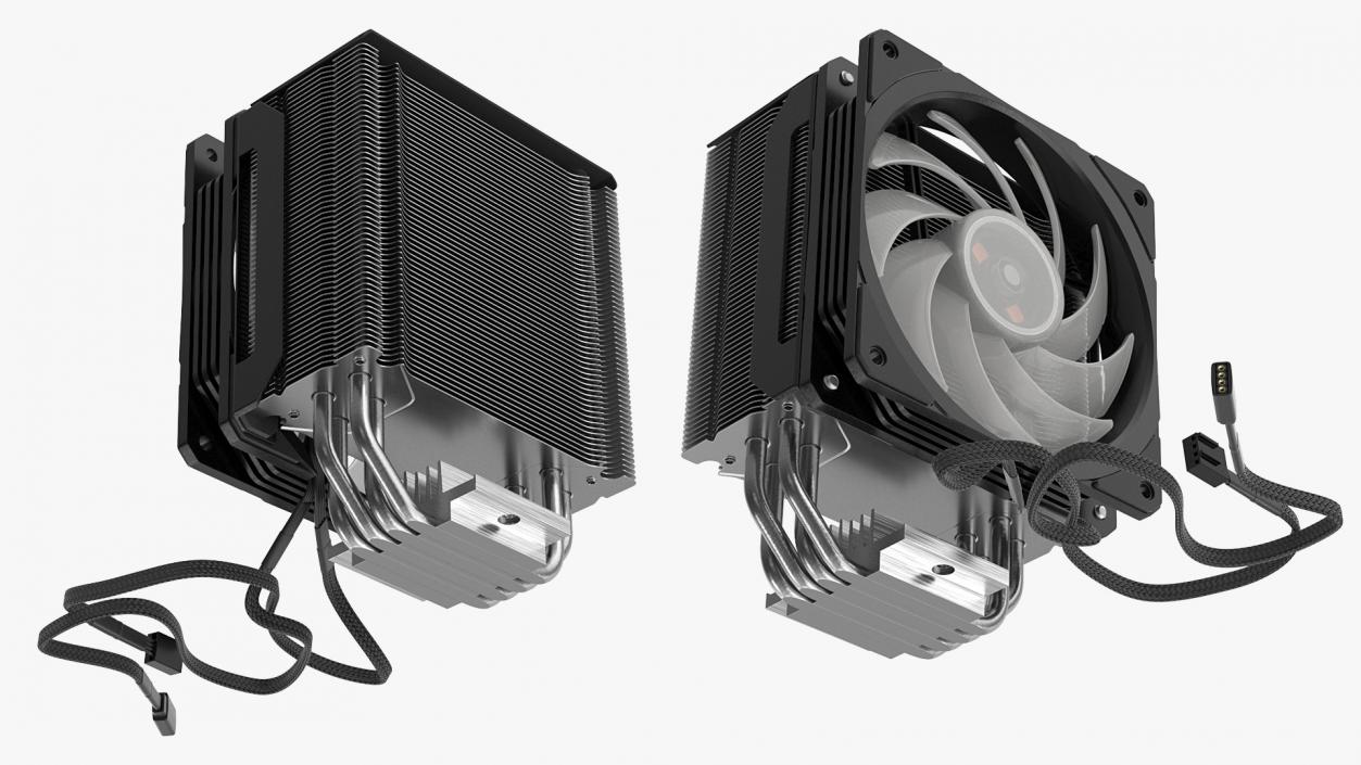 Computer Fans Collection 3D model