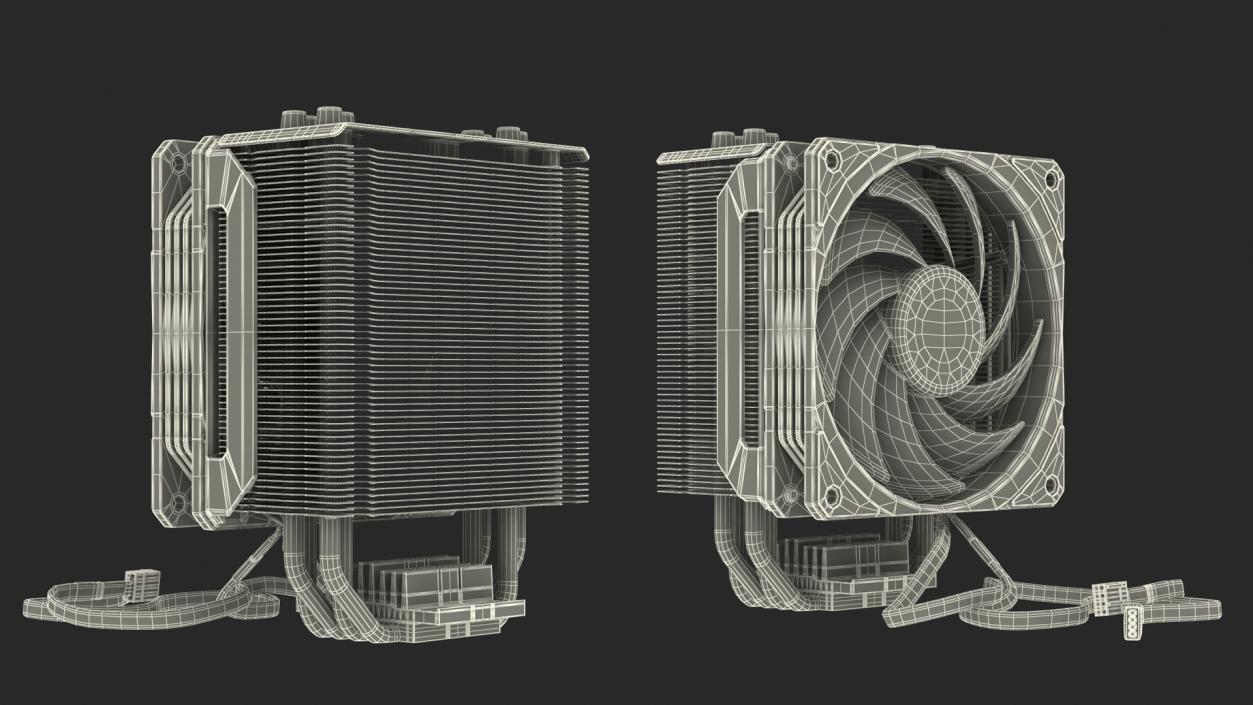 Computer Fans Collection 3D model