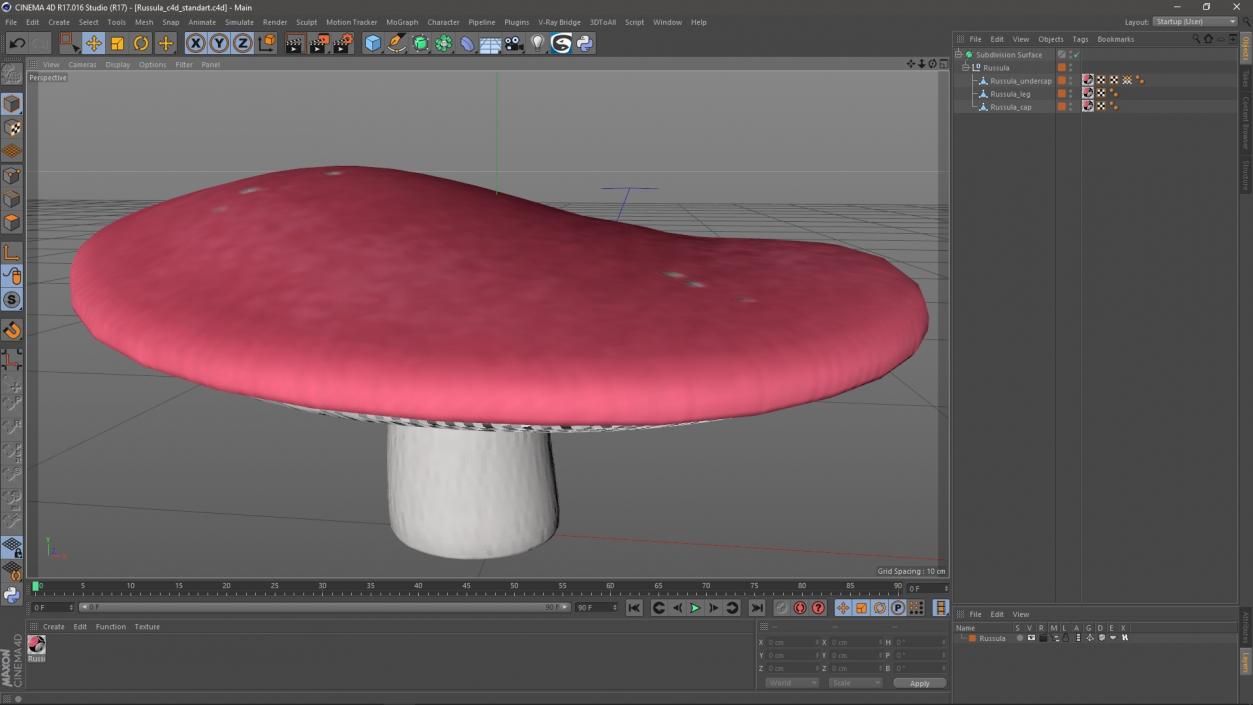 Russula 2 3D model