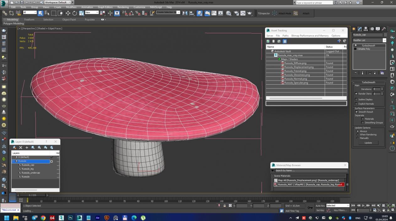 Russula 2 3D model