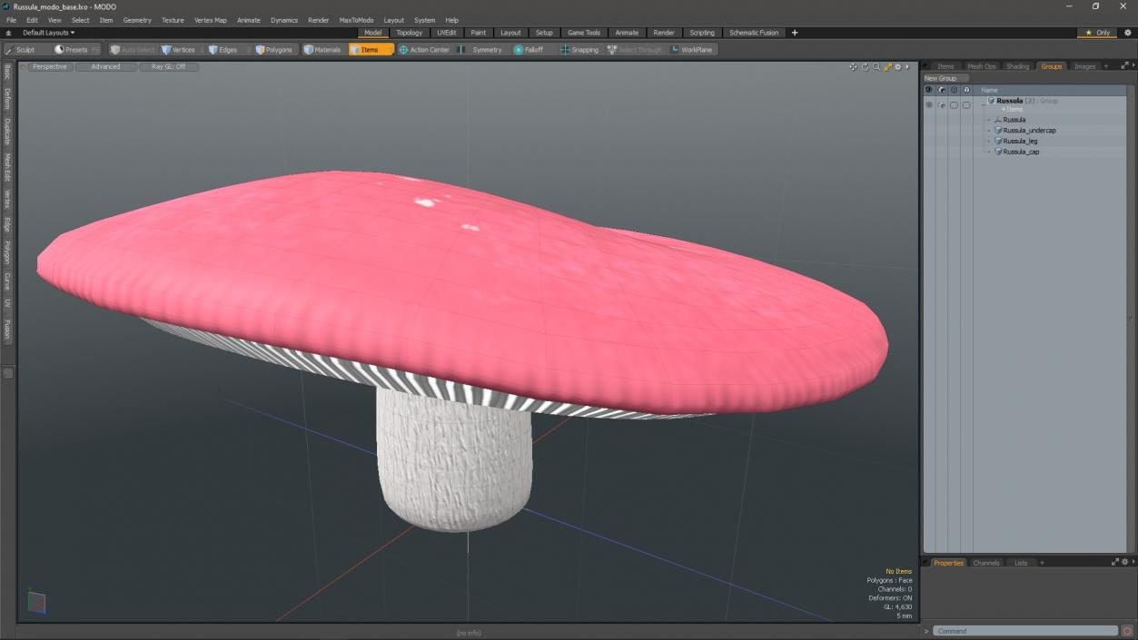 Russula 2 3D model