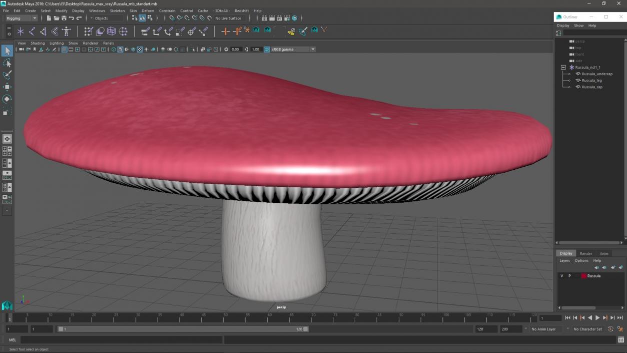 Russula 2 3D model