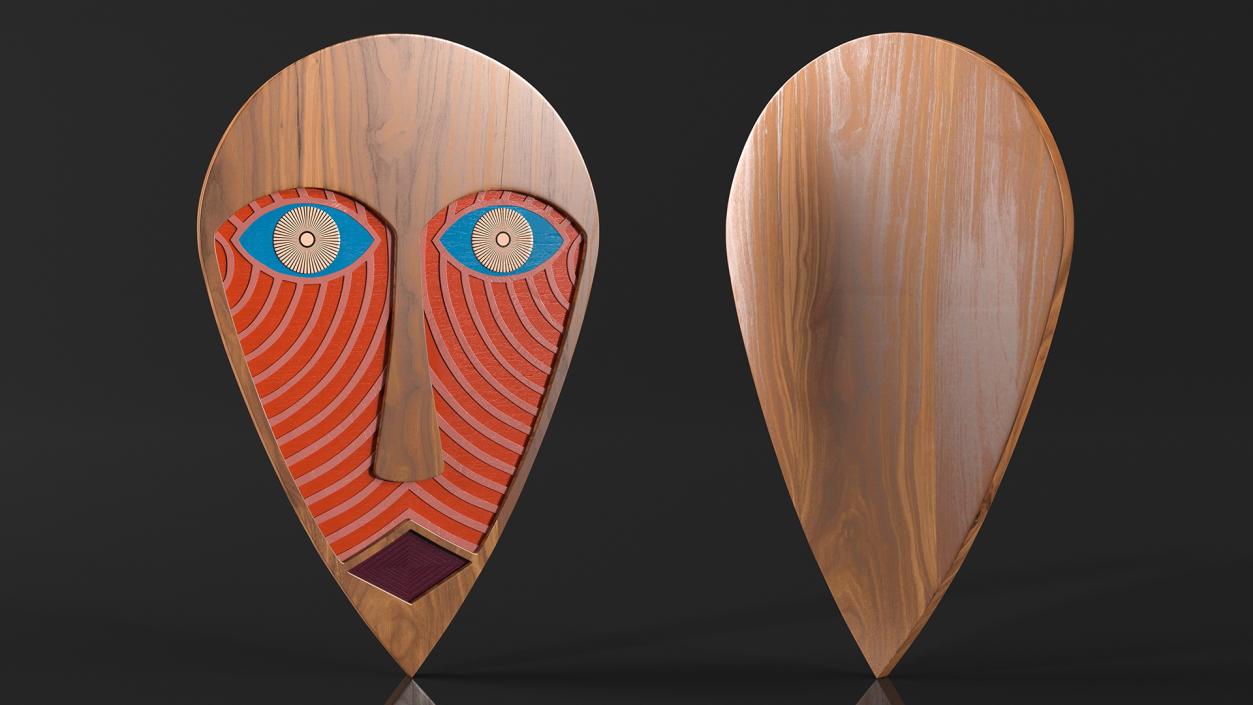 Decorative Design Masks Collection 3D model