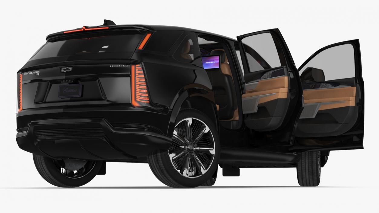 Cadillac Escalade IQ 2025 EV Black Raven Rigged 3D