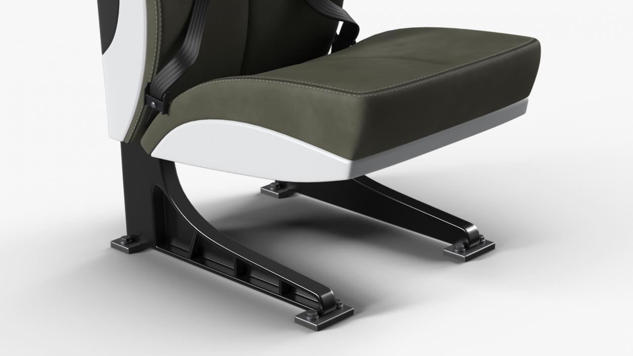 3D Private Helicopter Passenger Seat model