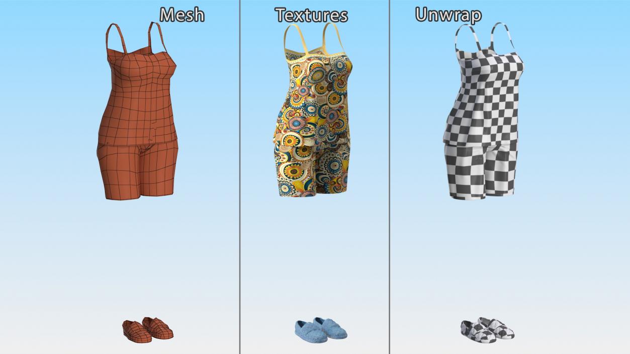 3D Nightwear Outfit for Women