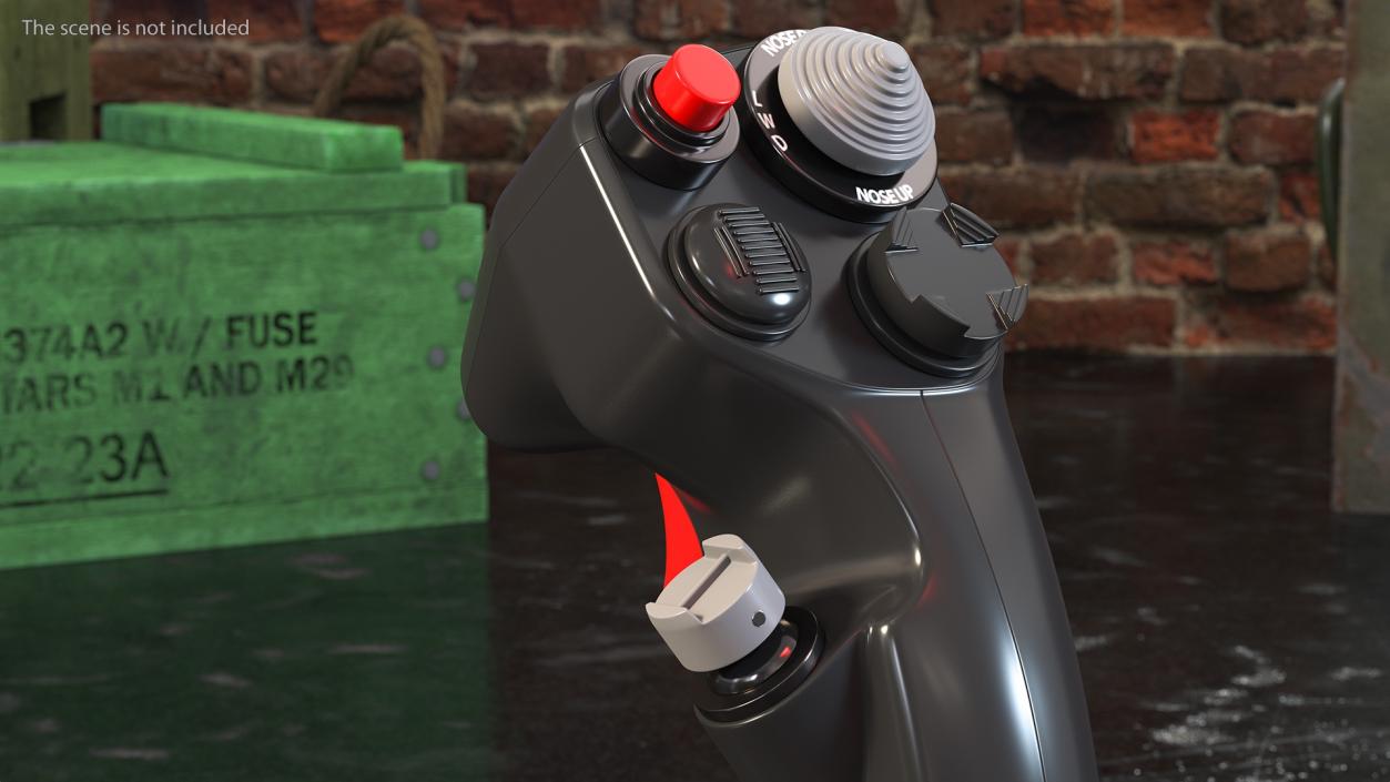 Thrustmaster HOTAS Warthog Flight Stick 3D model