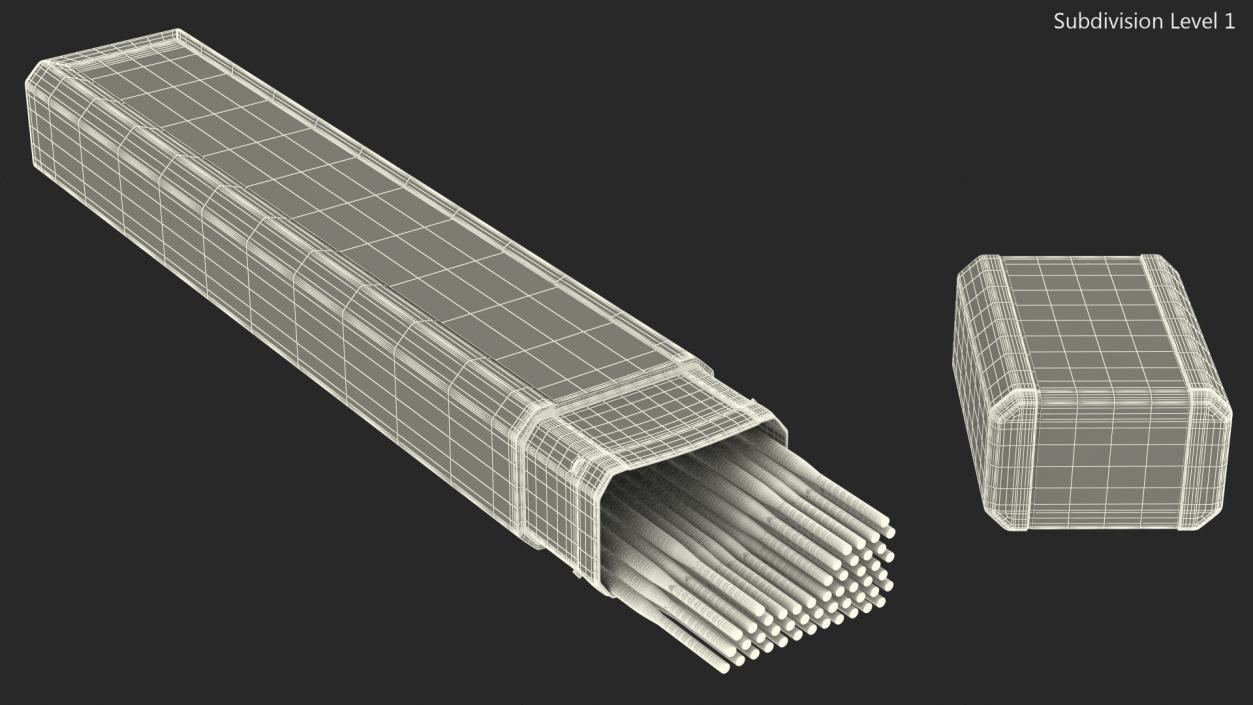 3D Welding Electrodes E7018 5 Lbs Package Open model