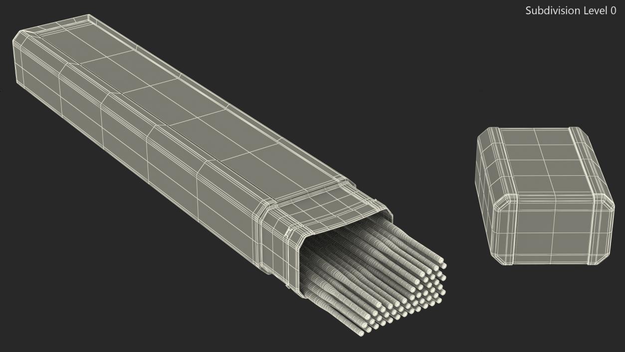 3D Welding Electrodes E7018 5 Lbs Package Open model