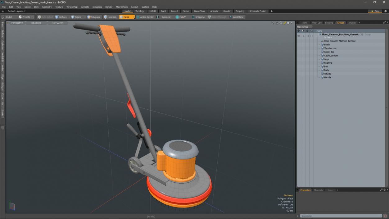 Floor Cleaner Machine Generic 3D model