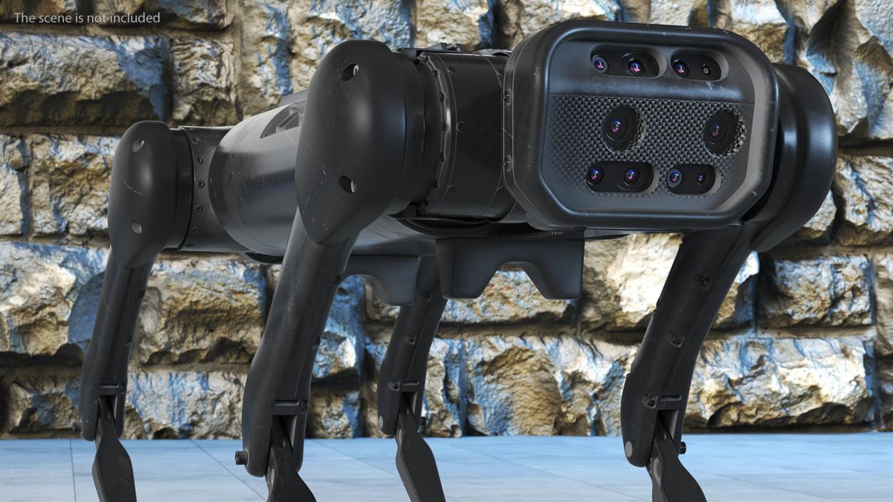 3D model Dirty Robot Dog