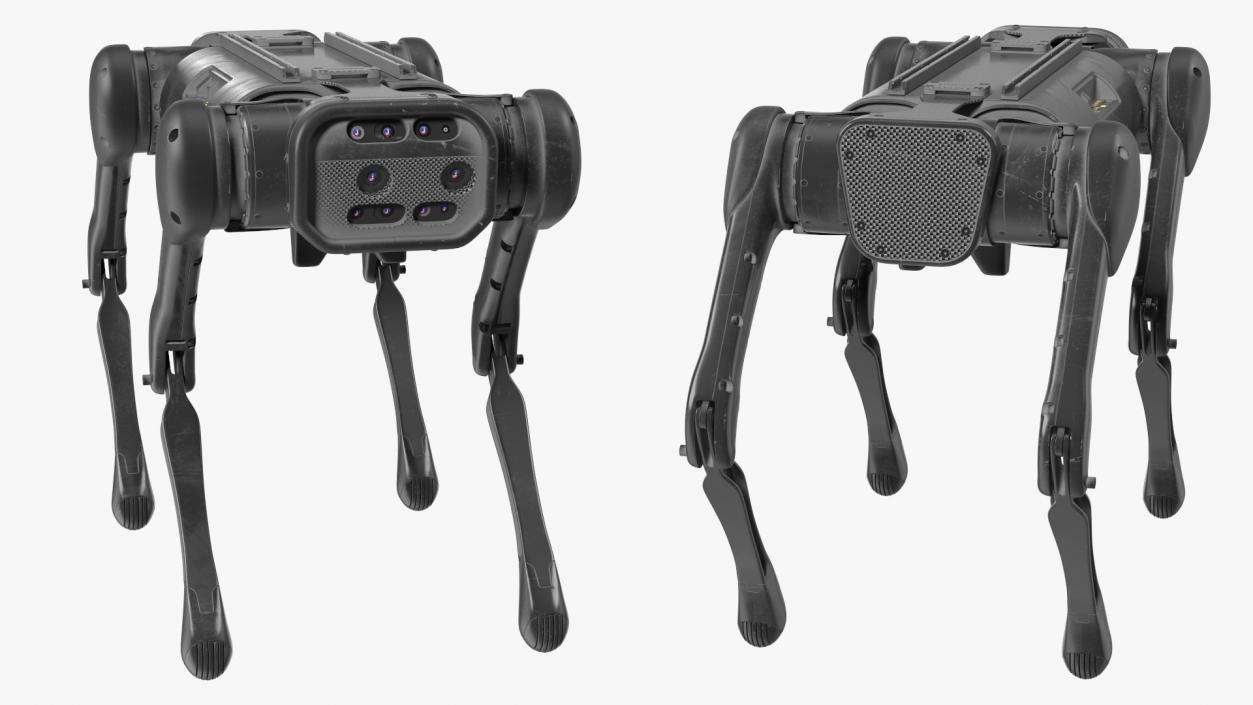 3D model Dirty Robot Dog