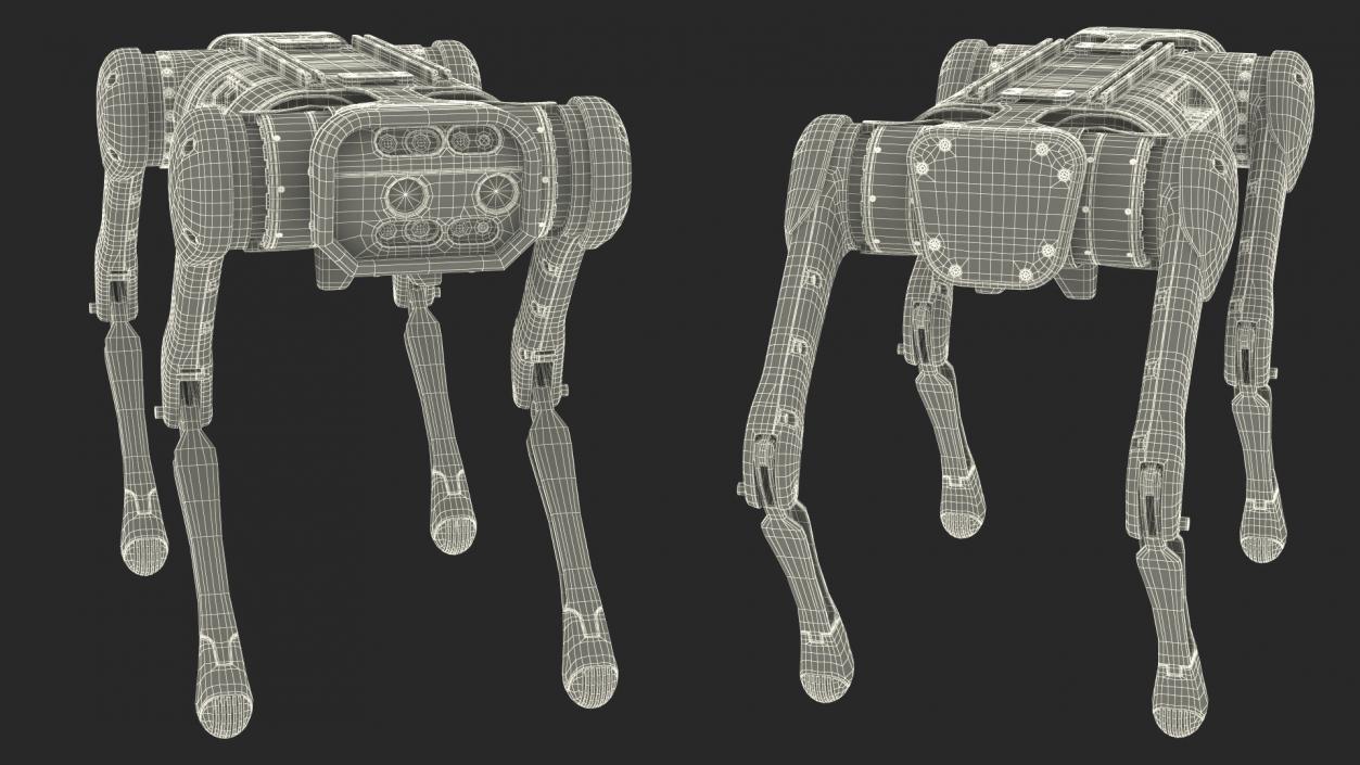 3D model Dirty Robot Dog