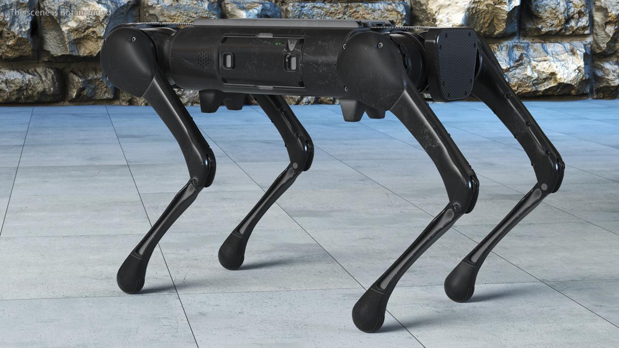 3D model Dirty Robot Dog