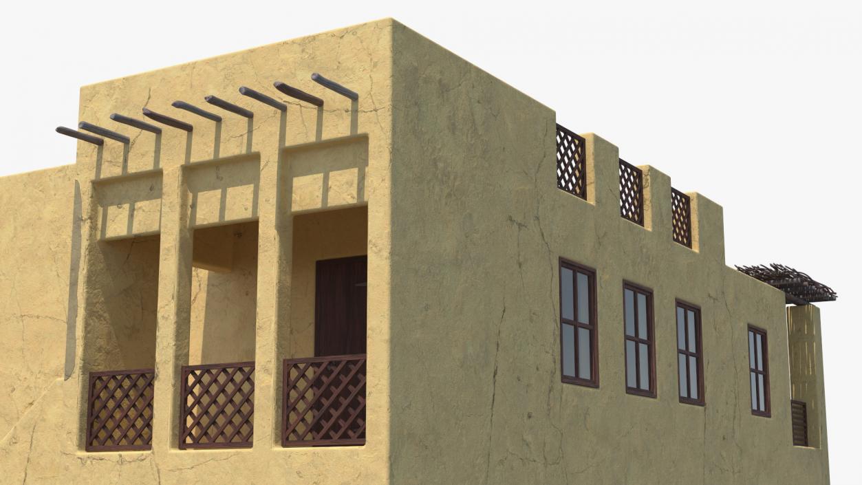 3D Large Arab House with Terrace 2