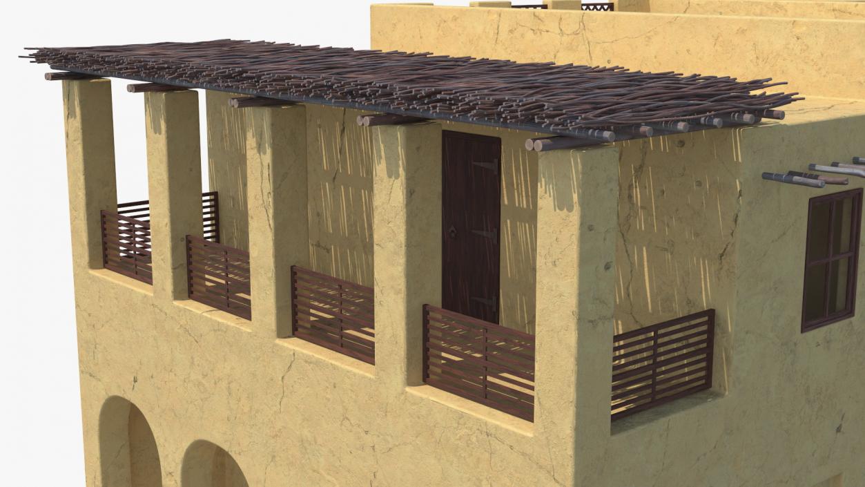 3D Large Arab House with Terrace 2